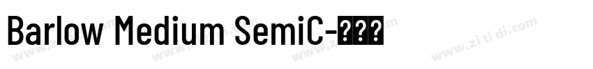 Barlow Medium SemiC字体转换